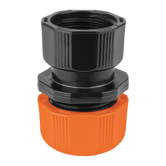 Conector 1/2' hembra de ABS con tuerca de ajuste manual Caja con 12, 102989