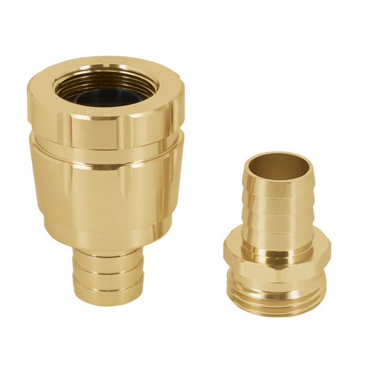 Juego de conectores 3/4' macho/hembra robustos de aluminio Caja con 6, 101169