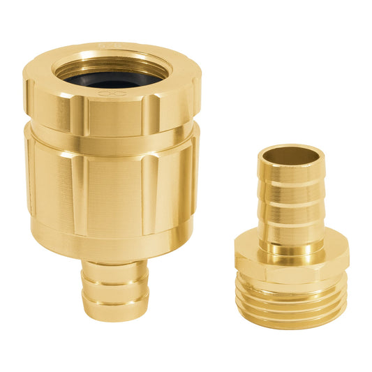 Juego de conectores 5/8' macho/hembra robustos de aluminio Caja con 6, 101168