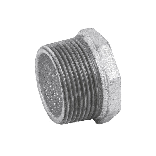 Reducción bushing acero galvanizado 1-1/4 x 1/2', Foset Caja con 4, 48774