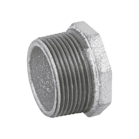 Reducción bushing acero galvanizado 1-1/4 x 3/4', Foset Caja con 4, 48775