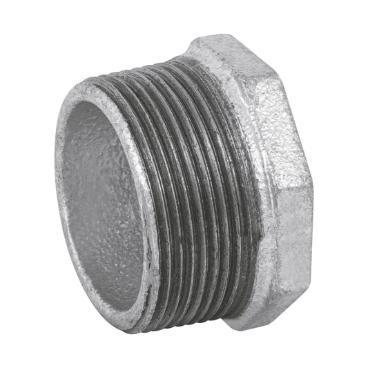 Reducción bushing acero galvanizado 1-1/2 x 3/4', Foset Caja con 4, 48778