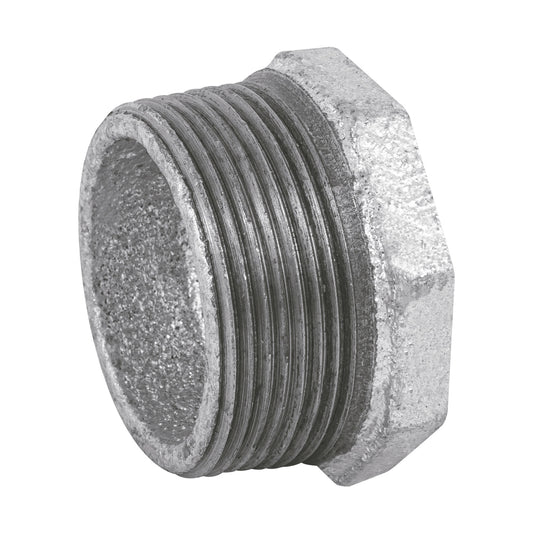 Reducción bushing acero galvanizado 1-1/2 x 1', Foset Caja con 4, 48779
