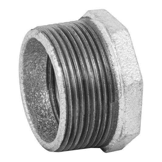 Reducción bushing acero galvanizado 1-1/2 x1-1/4', Foset Caja con 4, 48780