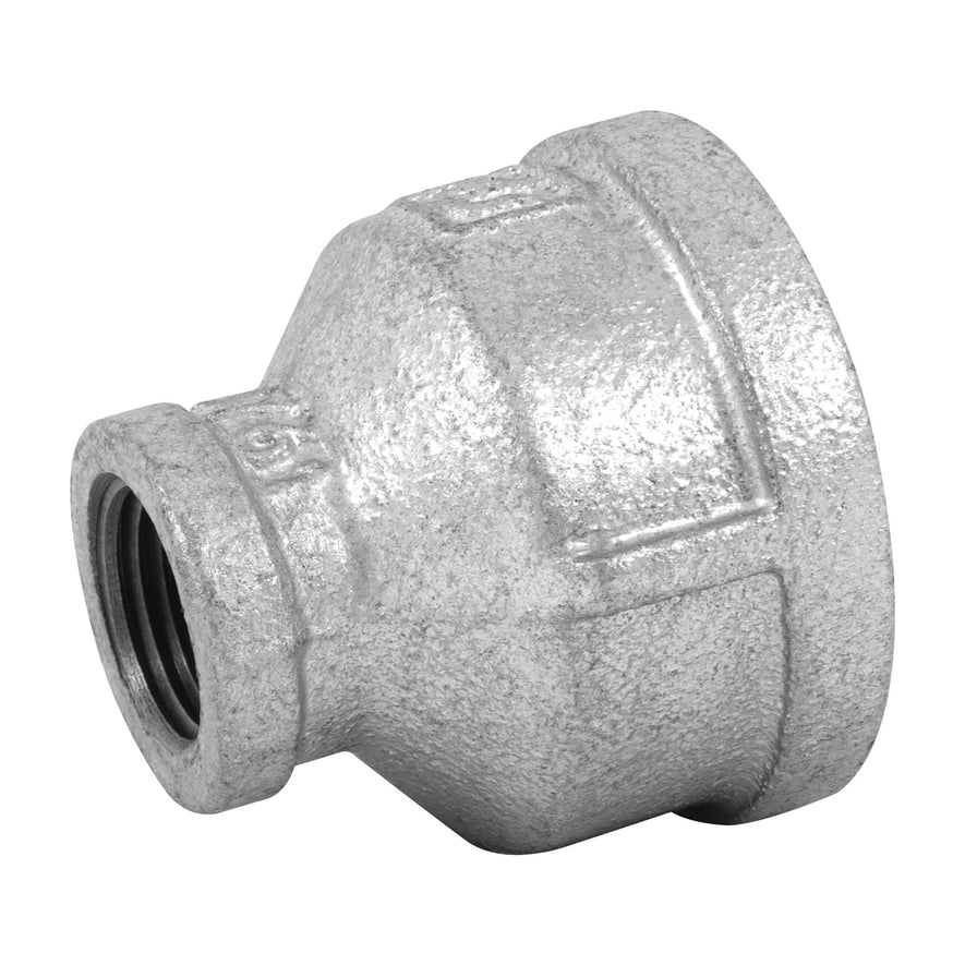 Reducción campana acero galvanizado 1-1/4' x 1/2', Foset Caja con 4, 48761