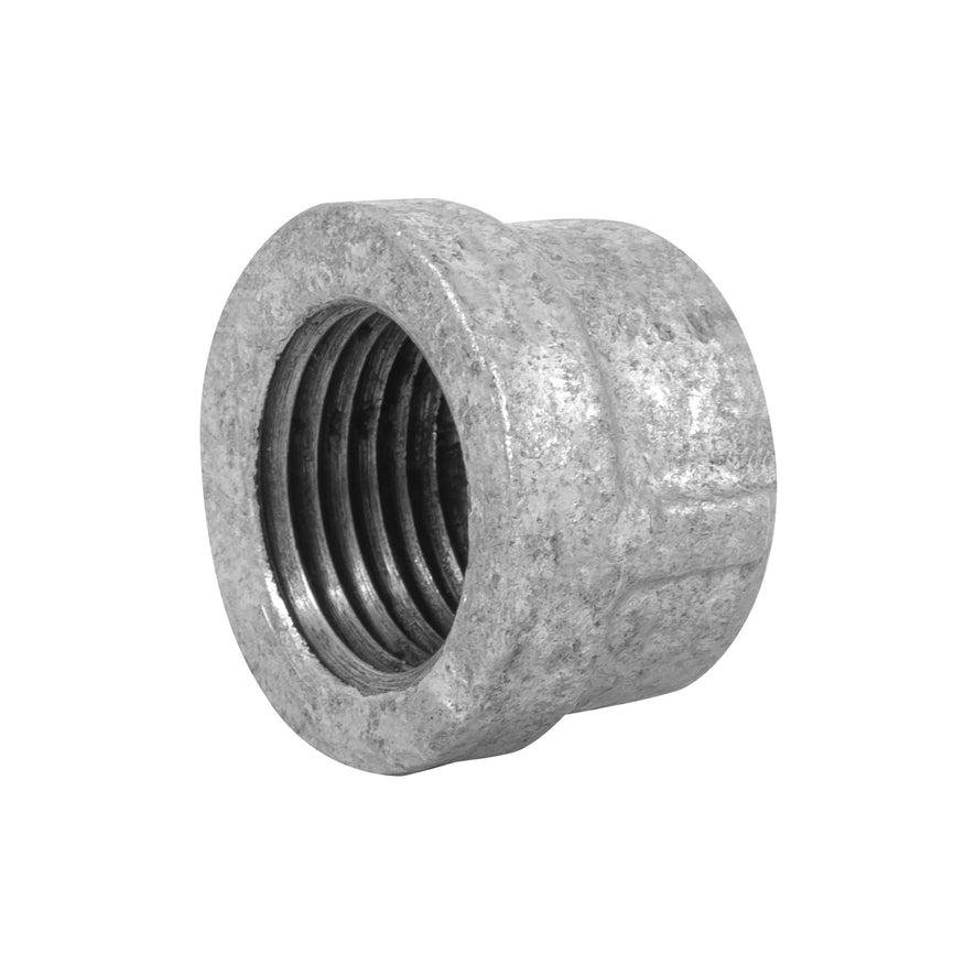 Tapón hembra 1/2' de acero galvanizado, Foset Caja con 10, 47491