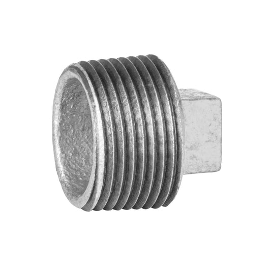 Tapón macho 3/4' de acero galvanizado, Foset Caja con 10, 47495