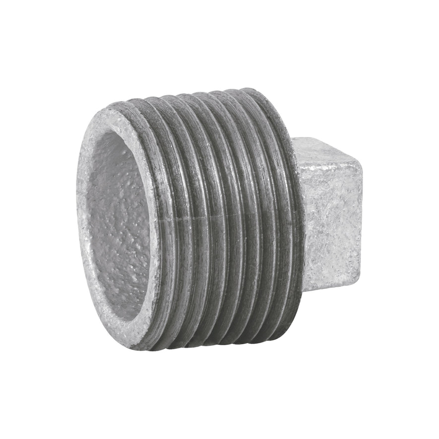 Tapón macho 1' de acero galvanizado, Foset Caja con 5, 47496