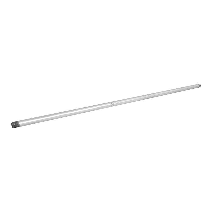 Niple de acero galvanizado 1/2' x 40', Foset Caja con 4, 47525