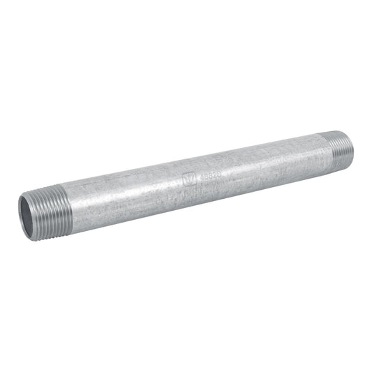 Niple de acero galvanizado 1 x 10', Foset Caja con 4, 48826