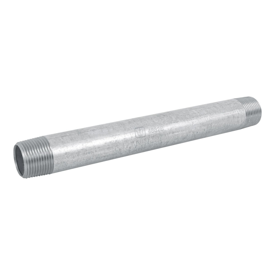 Niple de acero galvanizado 1 x 10', Foset Caja con 4, 48826
