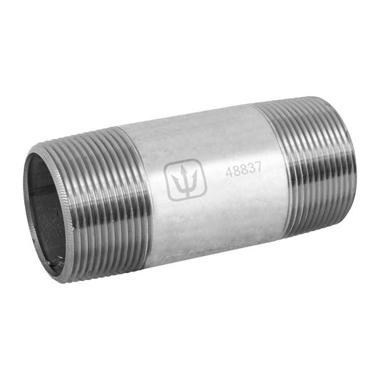 Niple de acero galvanizado 1-1/2 x 4', Foset Caja con 4, 48837