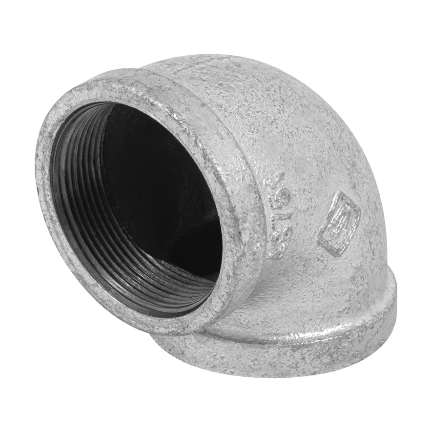 Codo 90° acero galvanizado de 2', Foset Caja con 4, 48751