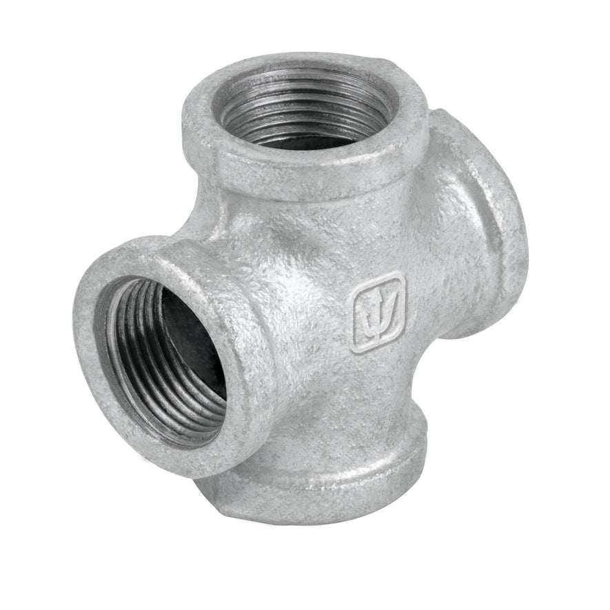 Cruz de acero galvanizado 3/4', Foset Caja con 5, 48744