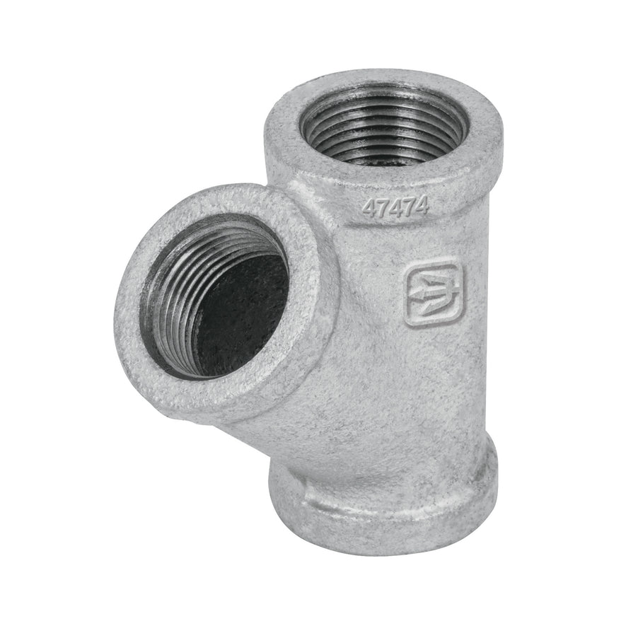 Yee sencilla 3/4' acero galvanizado, Foset Caja con 5, 47474