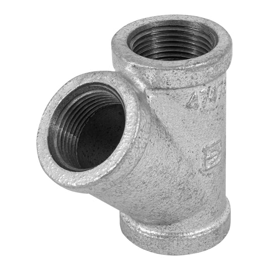 Yee sencilla 1' acero galvanizado, Foset Caja con 5, 47475