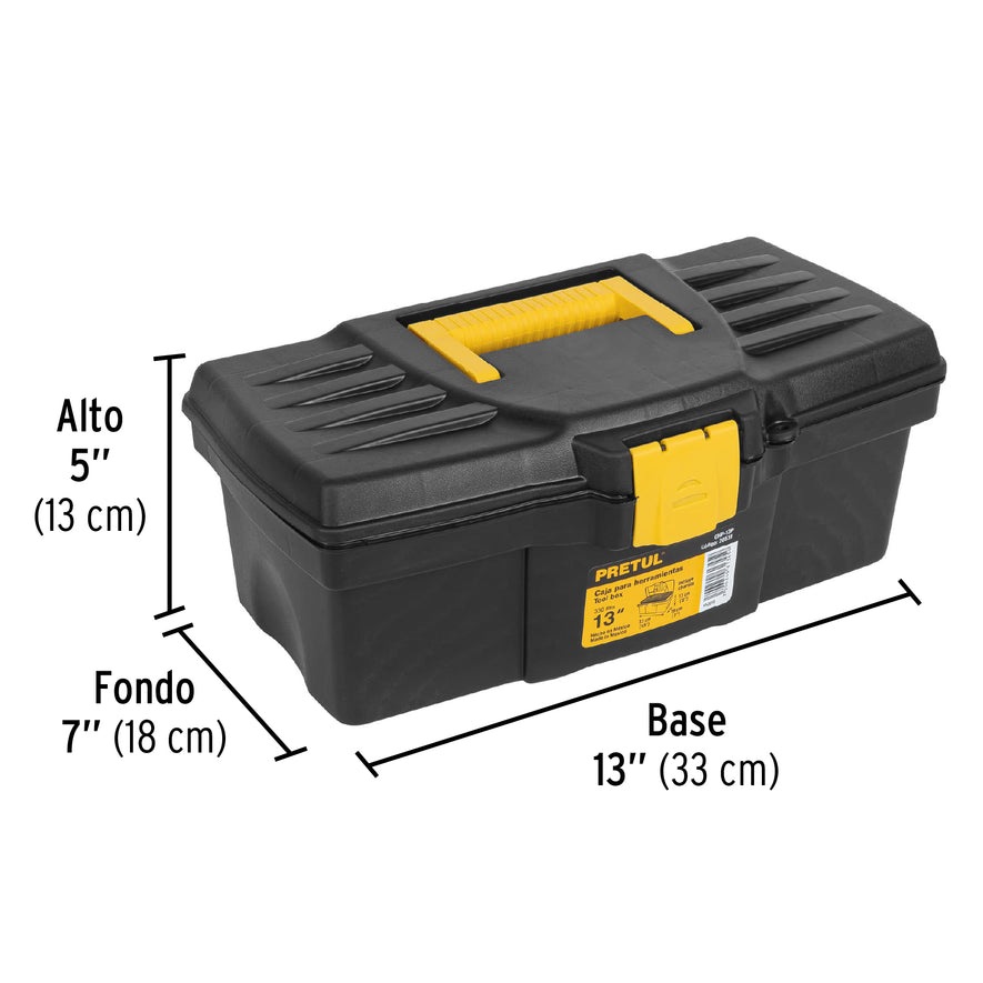 Caja para herramienta de 13', Pretul Caja con 3, 20531