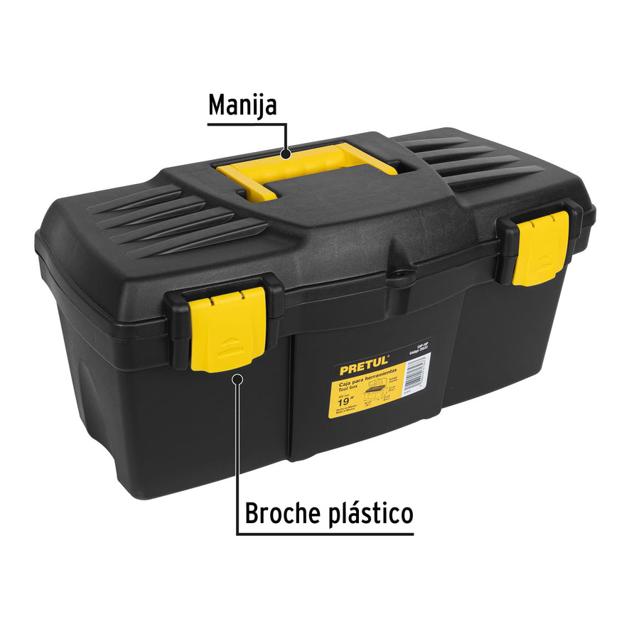 Caja para herramienta de 19', Pretul Caja con 2, 20533