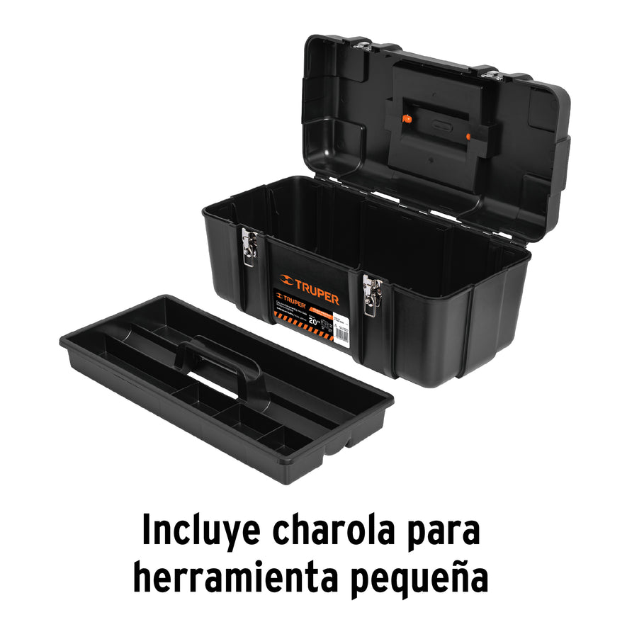 Caja para herramienta 20' industrial, broches metálicos Caja con 2, 10380