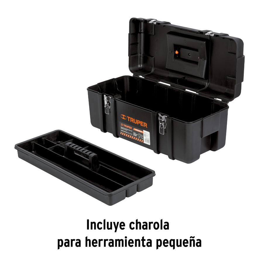 Caja para herramienta 23' industrial, broches metálicos Caja con 2, 11506