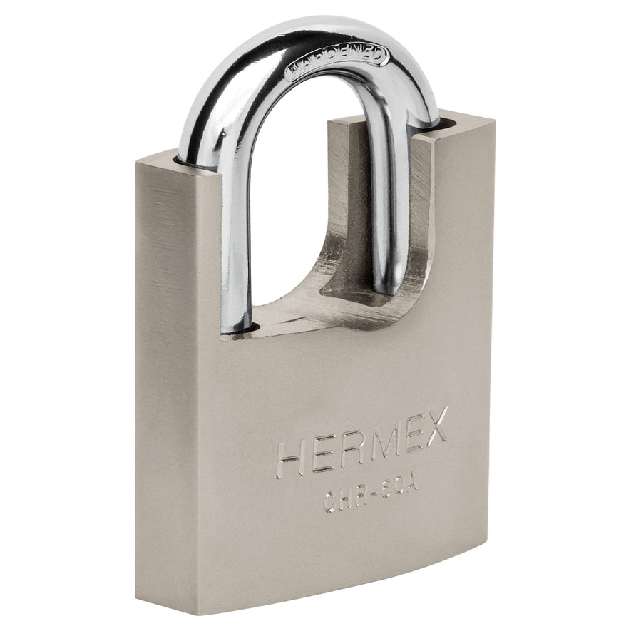Candado de hierro 60 mm con coraza, llave anti-ganzúa Caja con 3, 43314