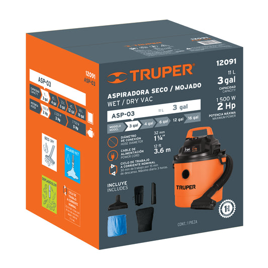 Caja de empaque de repuesto para ASP-03, Truper, 103124