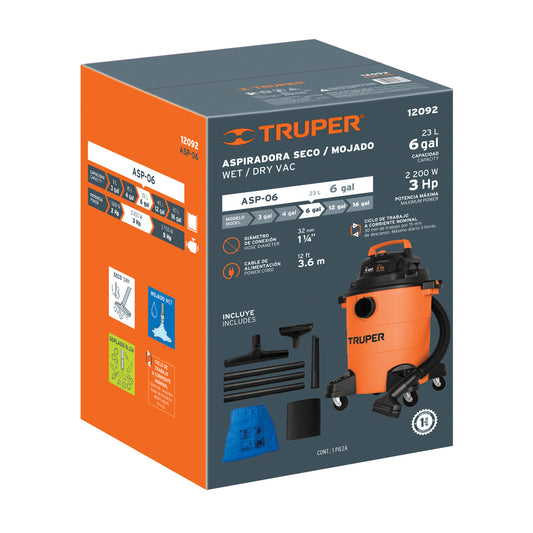 Caja de empaque de repuesto para ASP-06, Truper, 103126