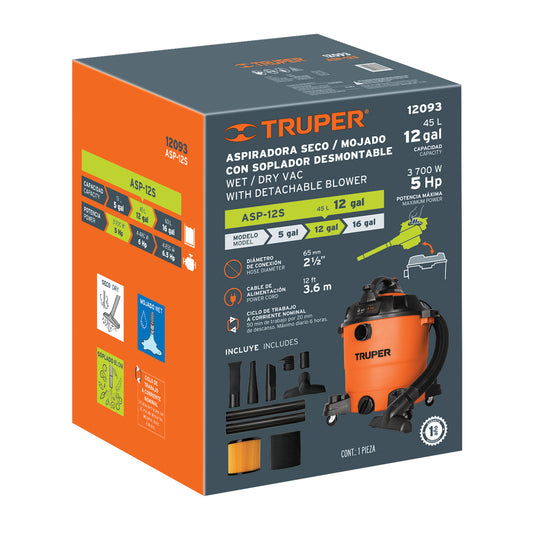 Caja de empaque de repuesto para ASP-12S, Truper, 103079