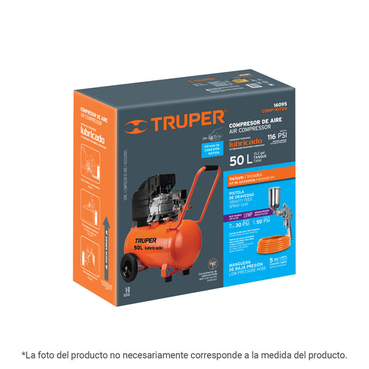 Caja de empaque de repuesto para COMP-50Q, TRUPER, 104151