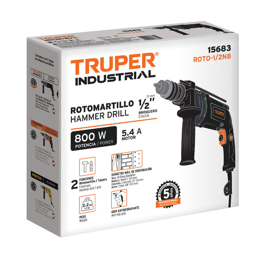 Caja de empaque de repuesto para ROTO-1/2N8, Truper, 102507