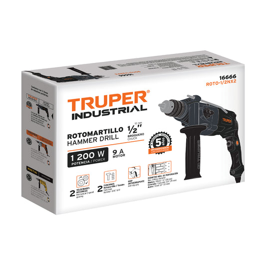 Caja de empaque de repuesto para ROTO-1/2NX2, Truper, 102508