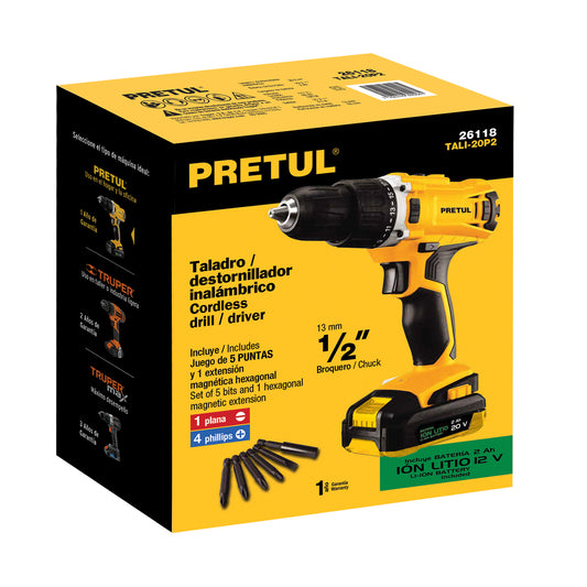 Caja de empaque de repuesto para TALI-20P2, Pretul, 27152