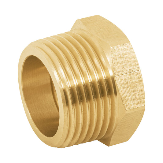 Reducción bushing de latón, 1' x 3/4', Foset Caja con 5, 49064