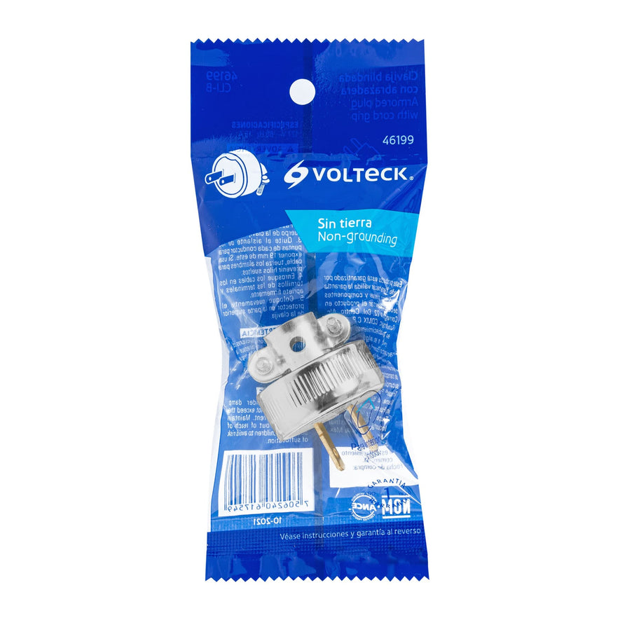 Clavija industrial blindada no polarizada, Volteck Caja con 10, 46199