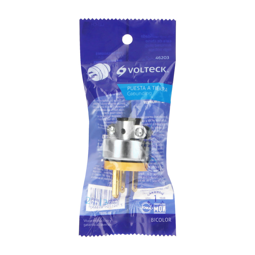 Clavija industrial blindada aterrizada cara de chino Caja con 10, 46203