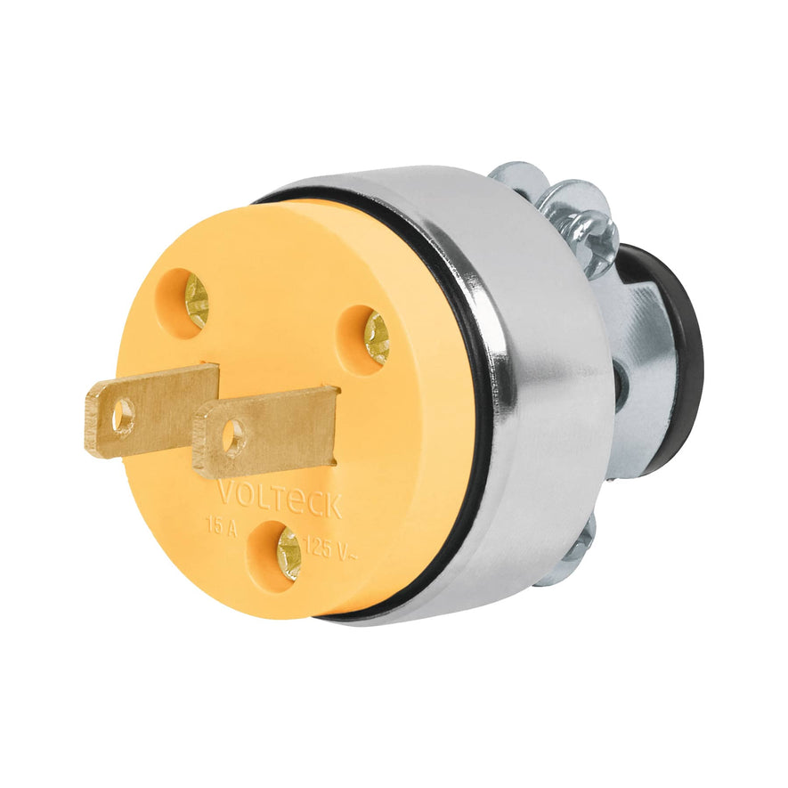 Clavija industrial blindada polarizada, Volteck Caja con 20, 46200