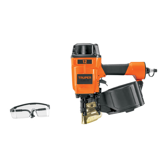 Clavadora neumática para clavo en rollo, 70mm, Truper, 103722