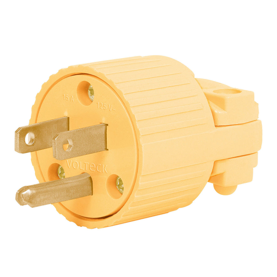 Clavija industrial plástica aterrizada, 2 polos+tierra Caja con 20, 46205