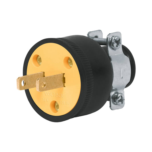 Clavija industrial reforzada polarizada, Volteck Caja con 20, 46201