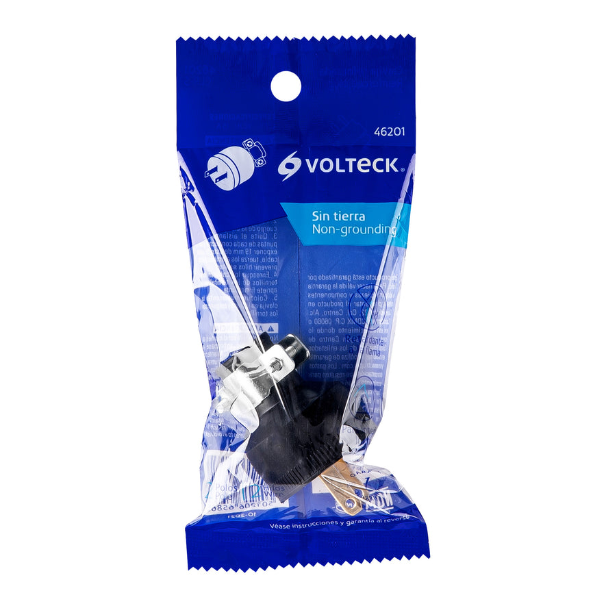 Clavija industrial reforzada polarizada, Volteck Caja con 20, 46201