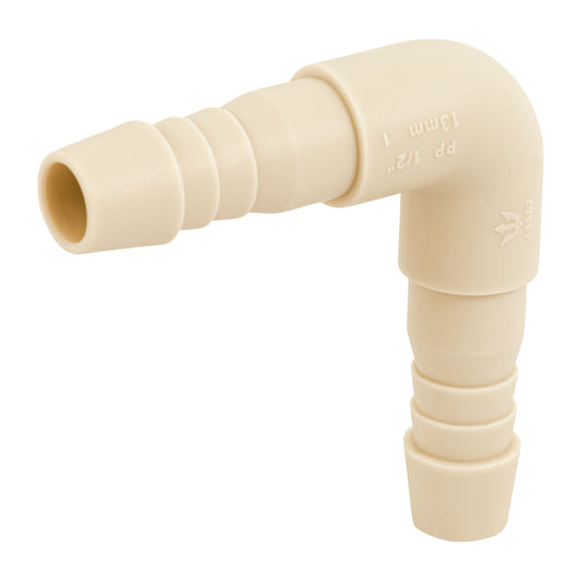 Codo 90° inserción de 1/2' de polipropileno, Foset Caja con 10, 48562