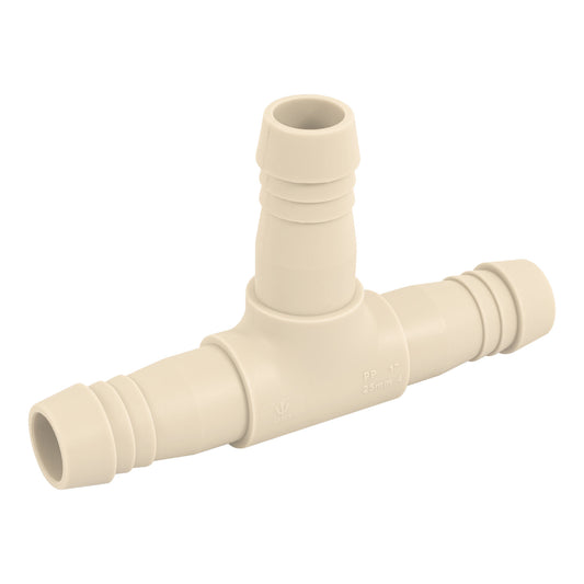 Tee inserción 1' de polipropileno, Foset Caja con 5, 48571