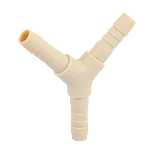 Yee inserción 3/8' de polipropileno, Foset Caja con 10, 48557