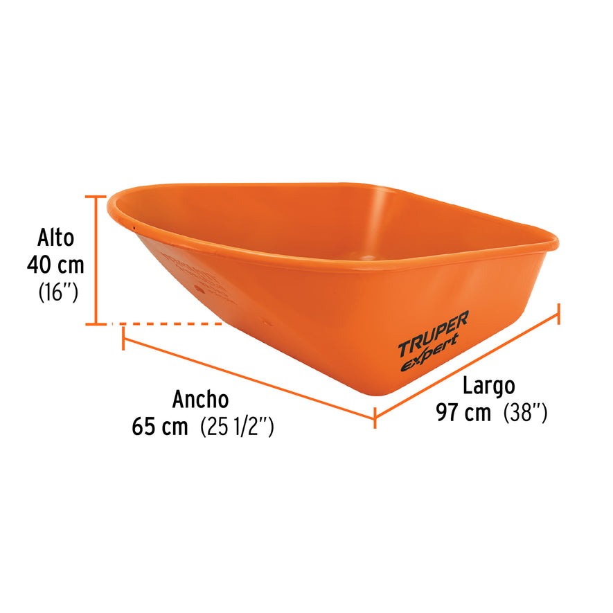 Concha para carretilla CAT- 60X, Truper Expert, 102994