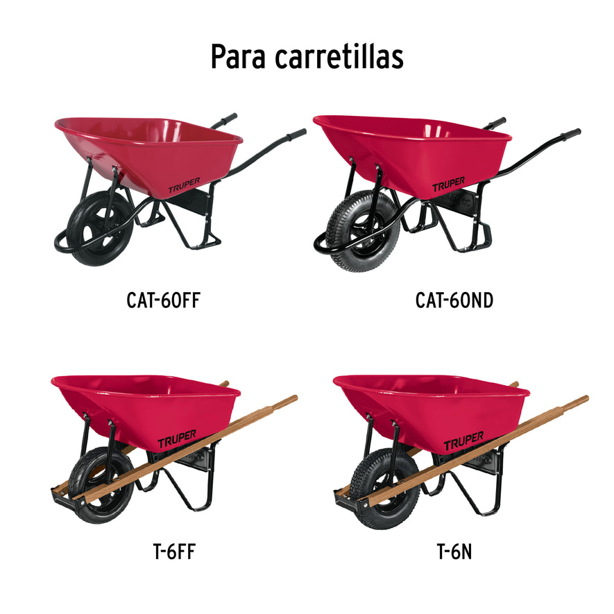 Concha para carretilla CAT- 60 / T-6, Truper, 11900