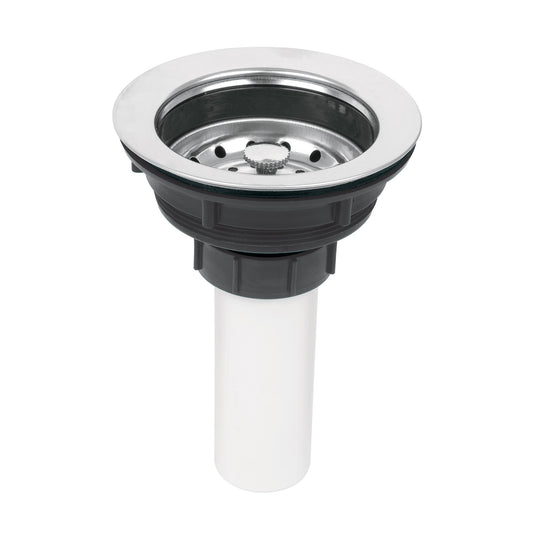 Contracanasta 3-1/2' inox, tubo plástico, Foset Caja con 6, 49353