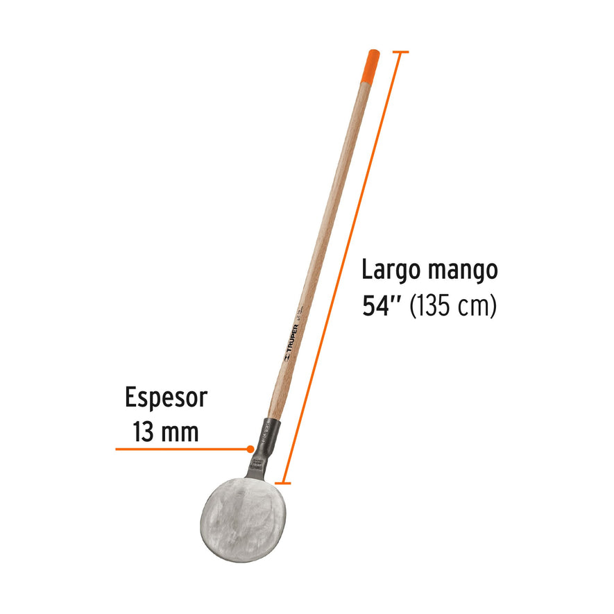 Coa agavera con mango de madera de 54', Truper, 11368