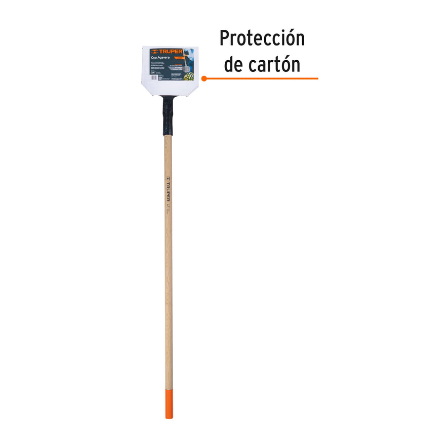 Coa agavera con mango de madera de 54', Truper, 11368