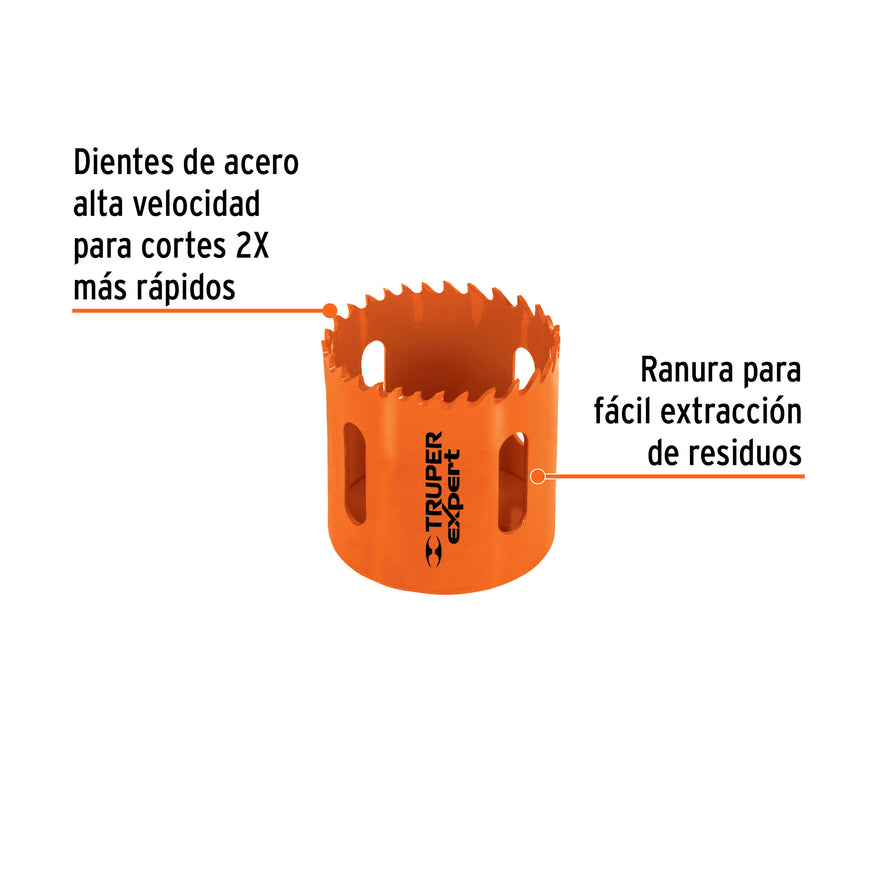 Brocasierra bimetálica 2', Truper Expert Caja con 3, 18097