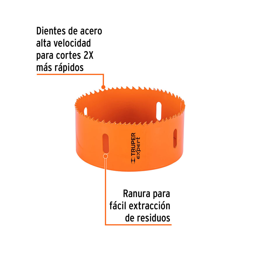 Brocasierra bimetálica 4-1/4', Truper Expert Caja con 3, 14728